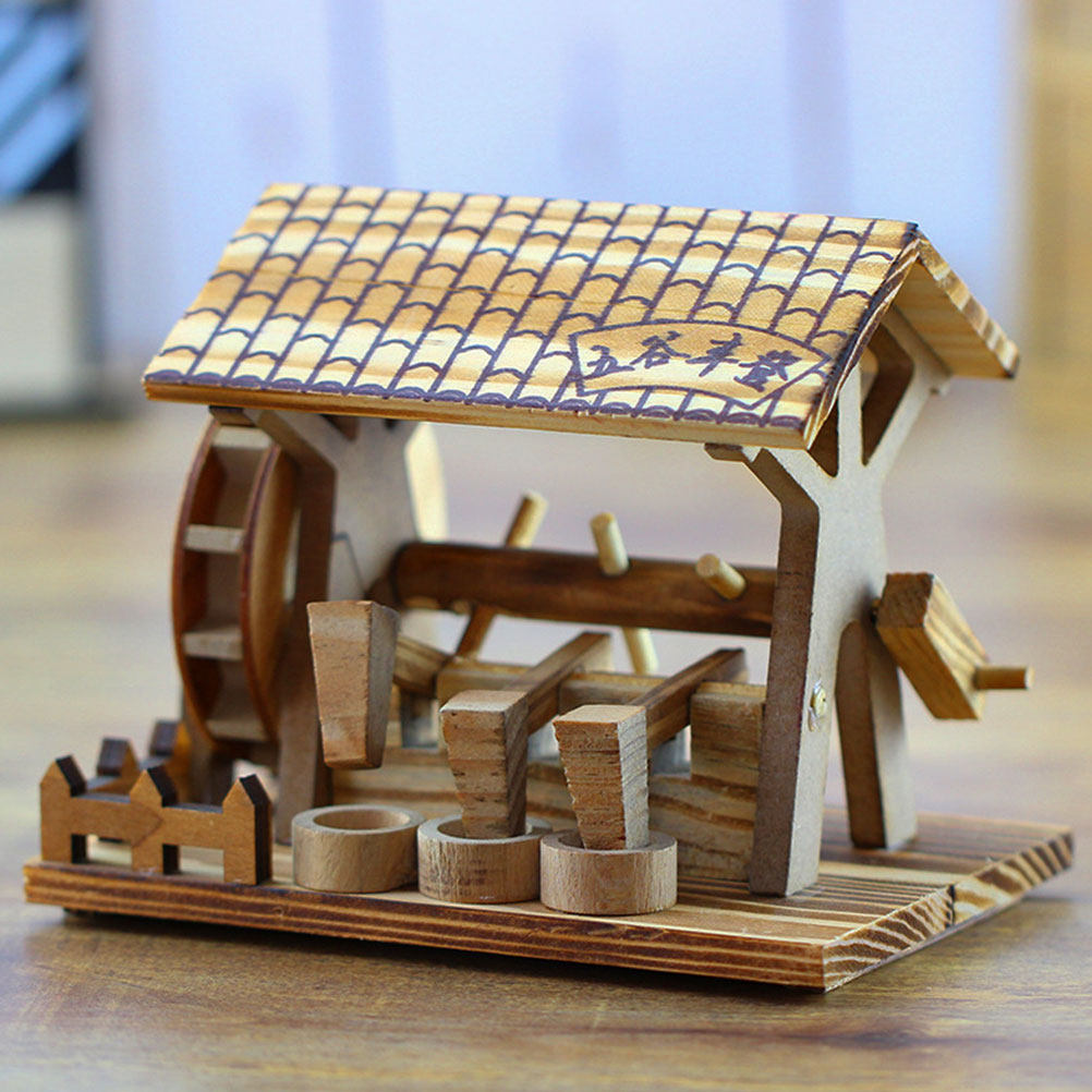 Office Furniture Brand - Dekorasi Kincir Air Kayu Buatan Tangan