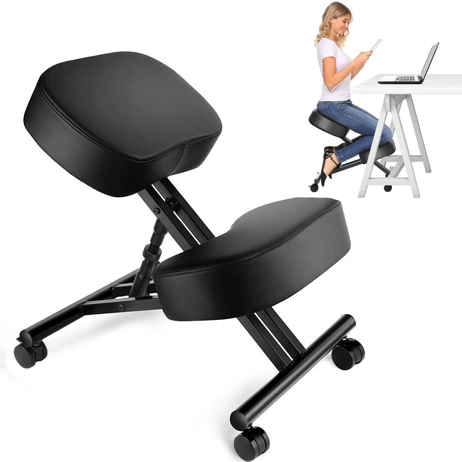 Office Furniture Home - Kursi Berlutut Ergonomis untuk Kantor, Bangku