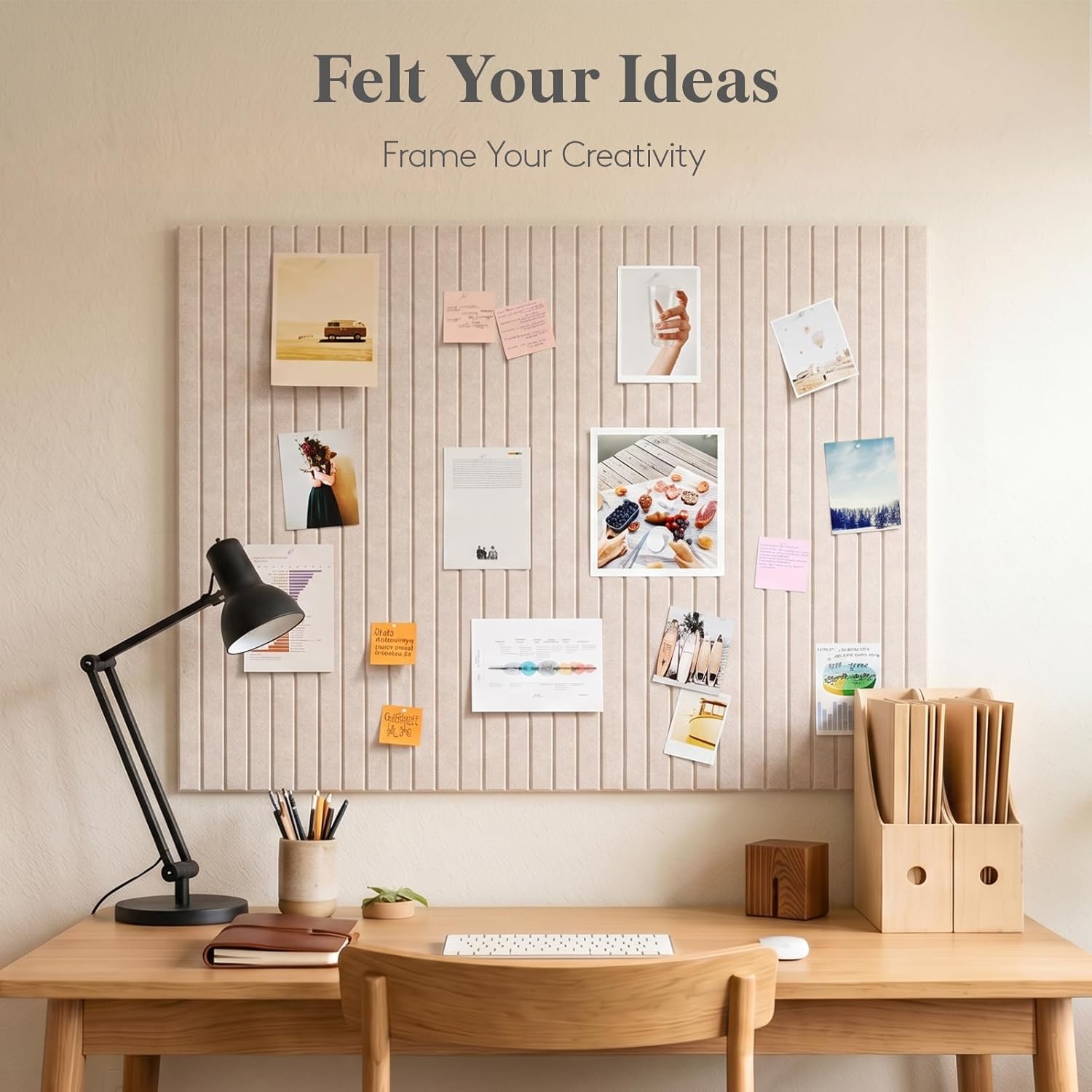 Bulletin Board Cork - SW 6 PCS Papan Dinding Felt,