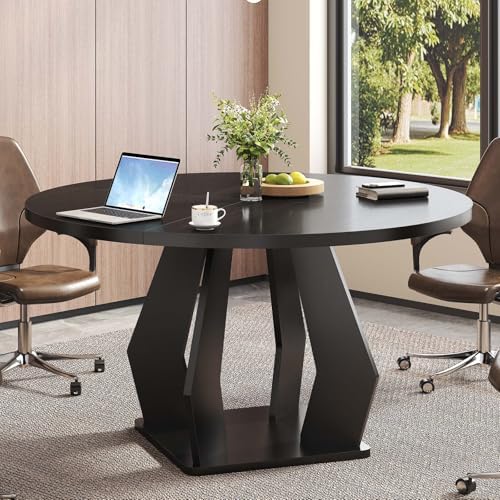 Conference Table Round - Meja Konferensi Bulat untuk 4-6 Orang,