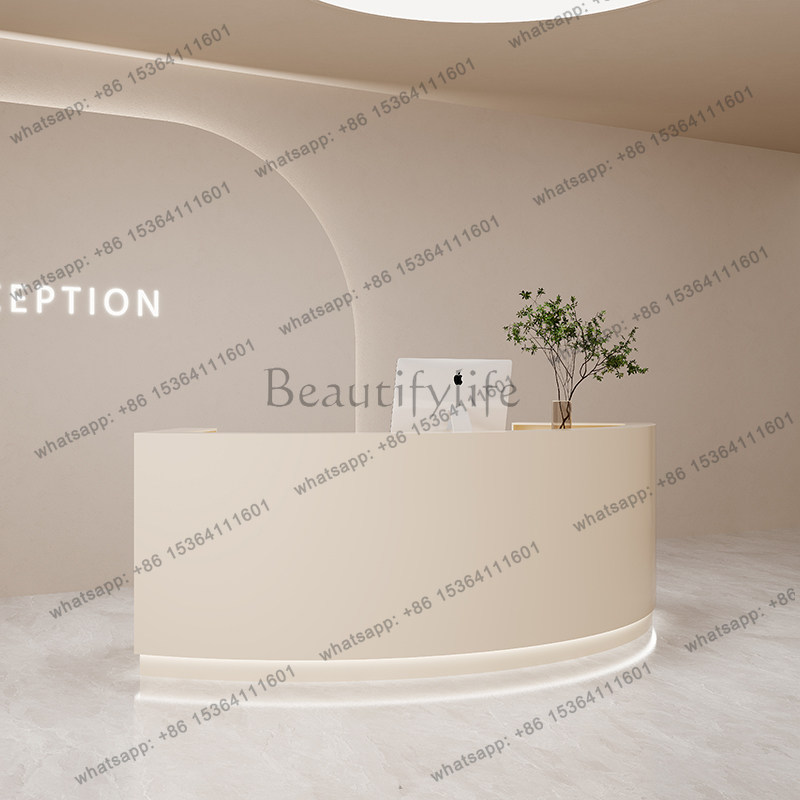 Office Furniture Brand - Meja Resepsionis Restoran Modern, Toko, Salon
