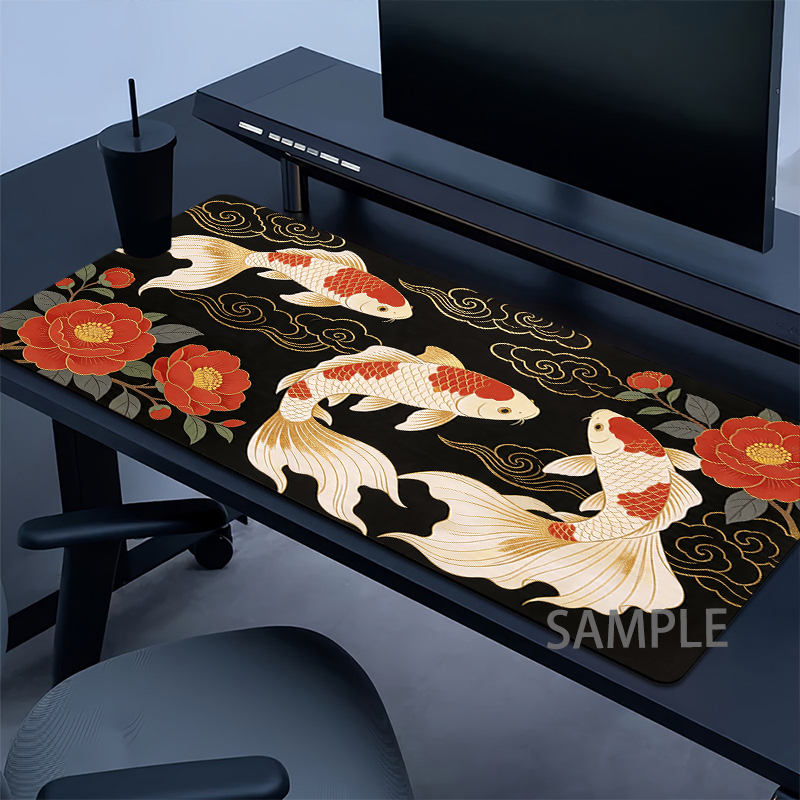 Office Furniture Brand - Alas Mouse Desain Koi Jepang XXL