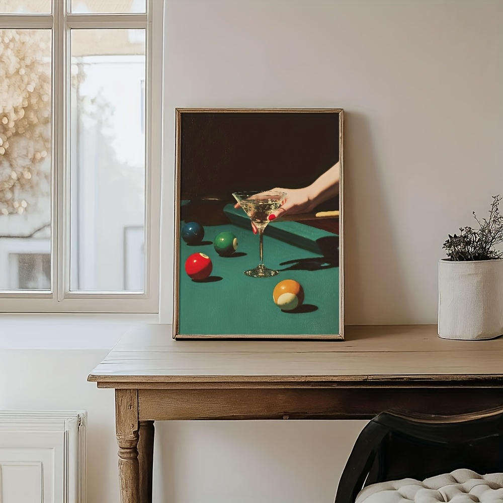 1 Buah Poster Koktail Biliar A - Office Furniture Home ulasan dan harga