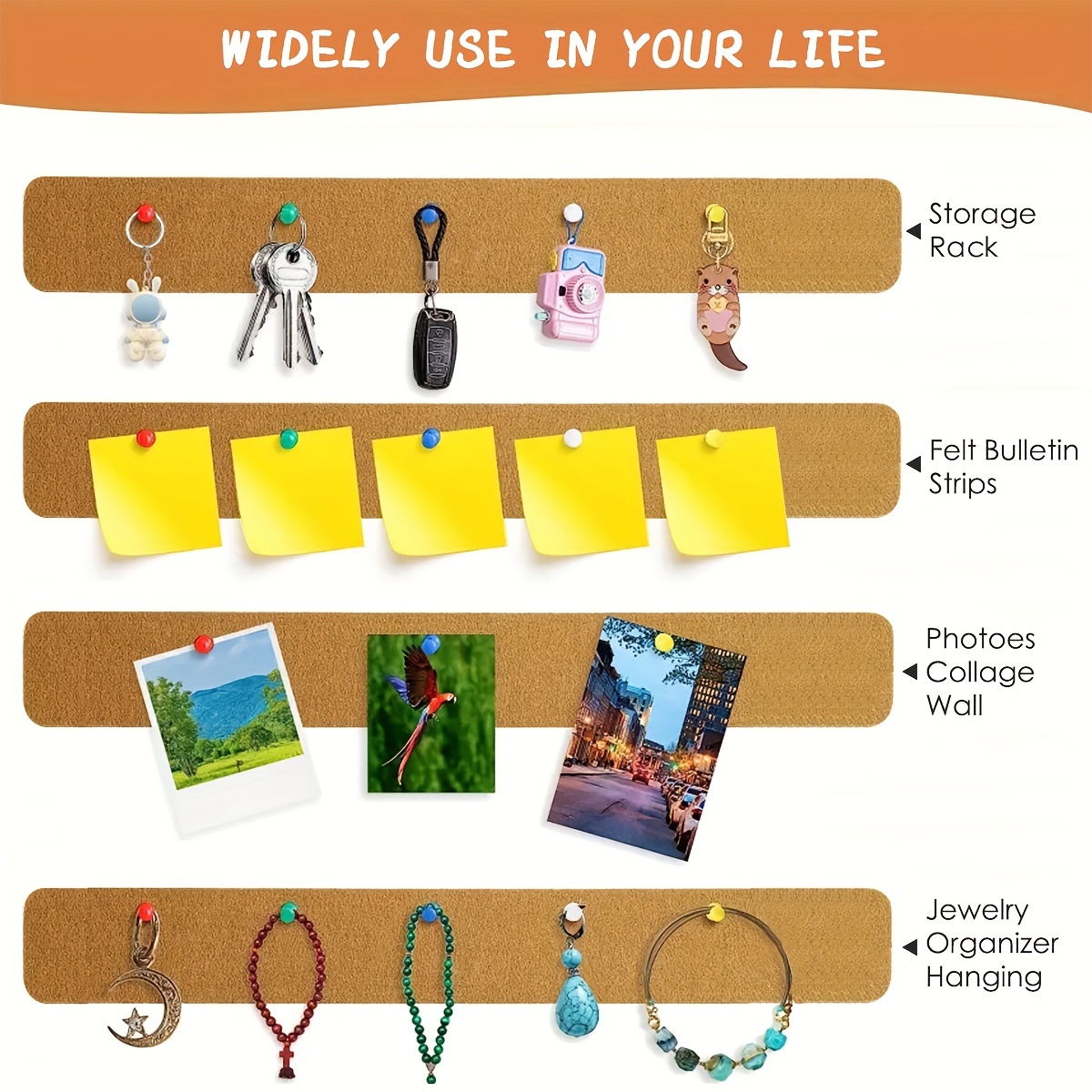 5 Buah Papan Pemberitahuan Per - Bulletin Board Cork ulasan dan harga