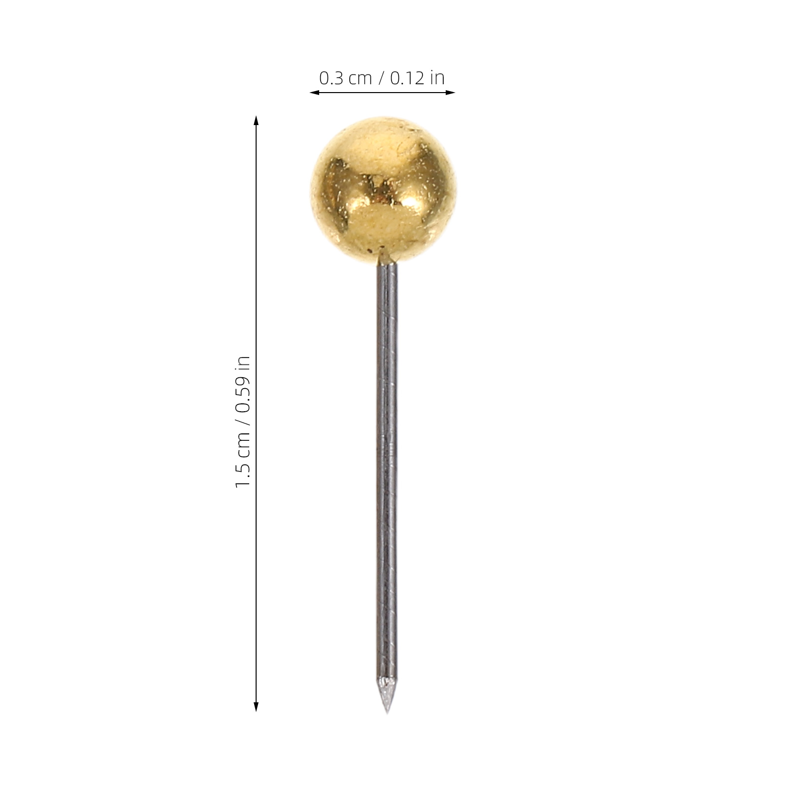 200 pcs Push Pin Bulat Thumbta - Bulletin Board Cork ulasan dan harga