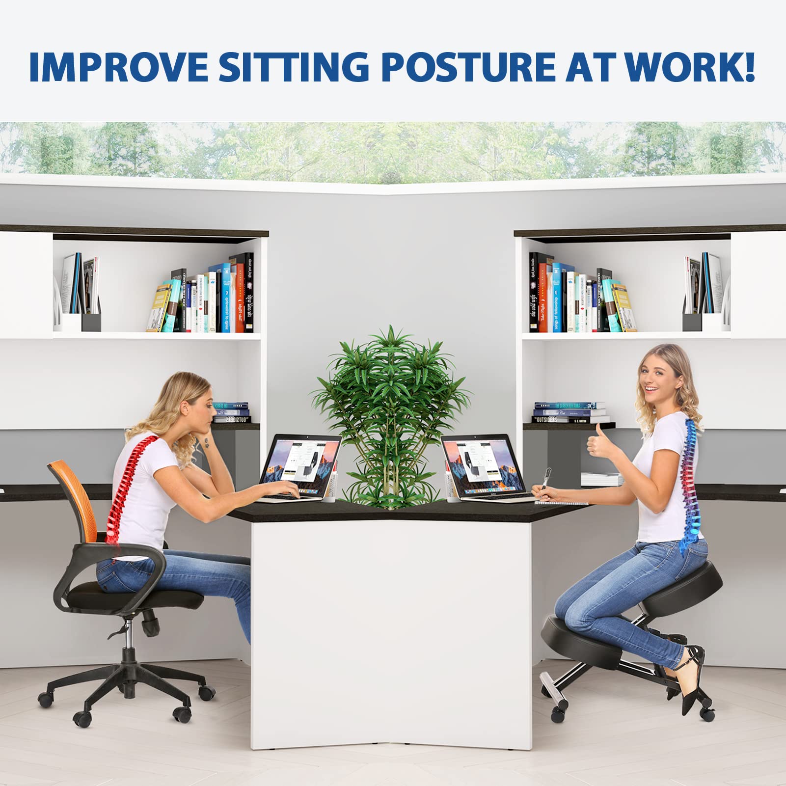 Kursi Berlutut Ergonomis untuk - Office Furniture Home ulasan dan harga