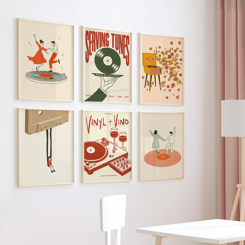 1 Buah Poster Kanvas Musik Ant - Office Furniture Home ulasan dan harga