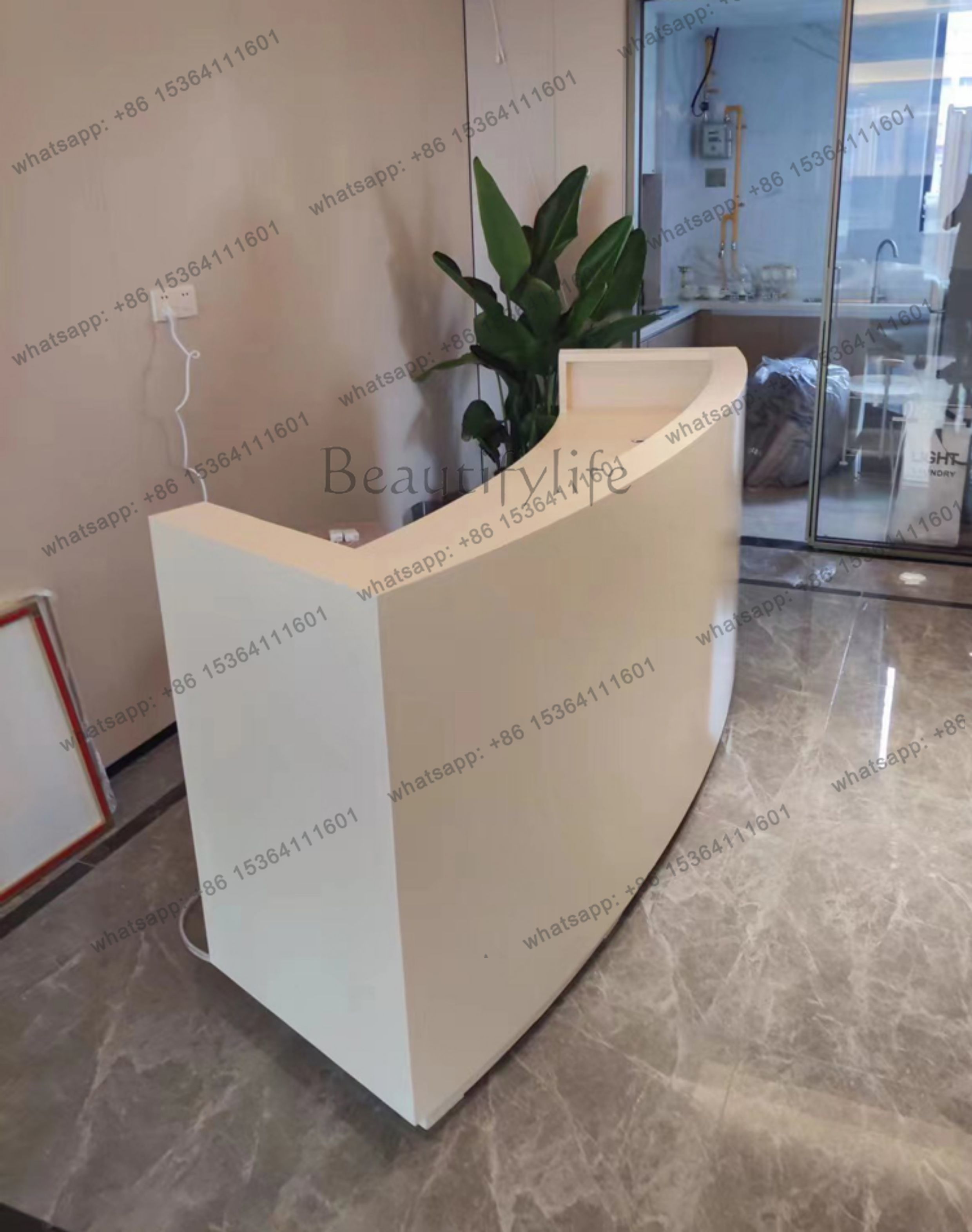 Meja Resepsionis Restoran Mode - Office Furniture Brand ulasan dan harga