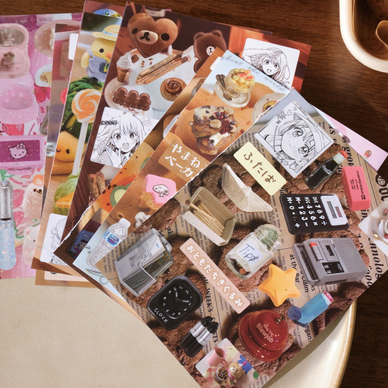 60pcs/lot Buku Stiker Gaya Jep - Office Furniture Brand ulasan dan harga