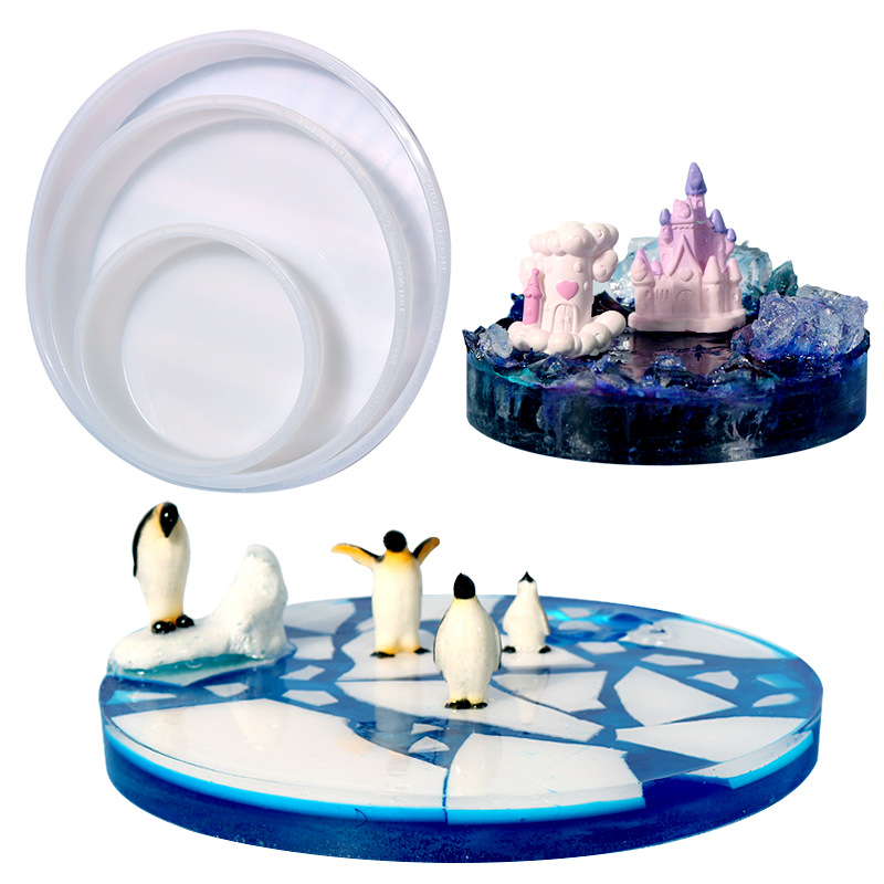 Cetakan Resin UV Bentuk Nampan - Conference Table Round ulasan dan harga