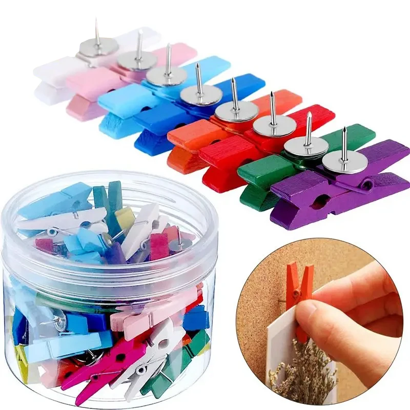 Klip tekan Pin 20 buah/kotak,  - Bulletin Board Cork ulasan dan harga