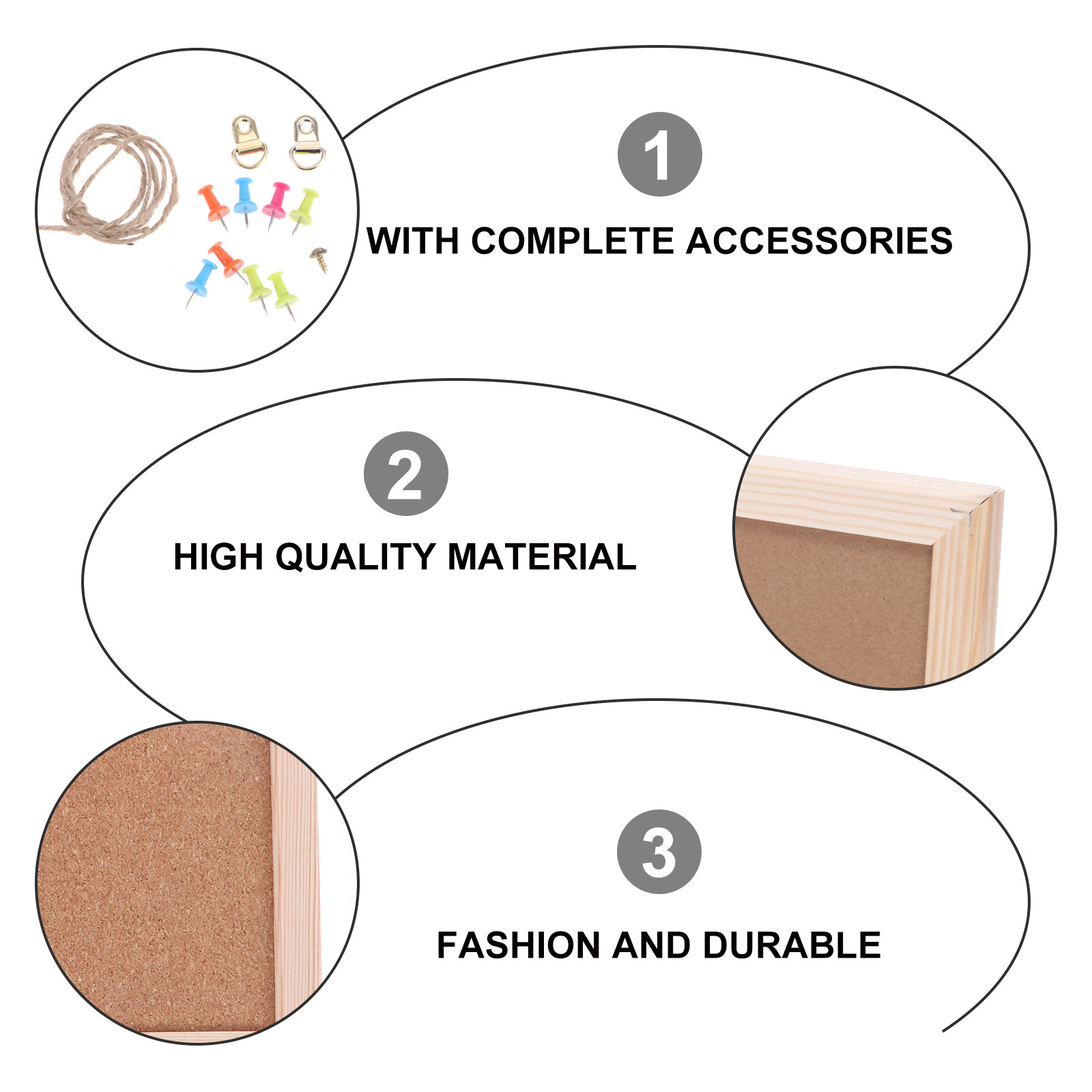 Papan Buletin Dekoratif Papan  - Bulletin Board Cork ulasan dan harga